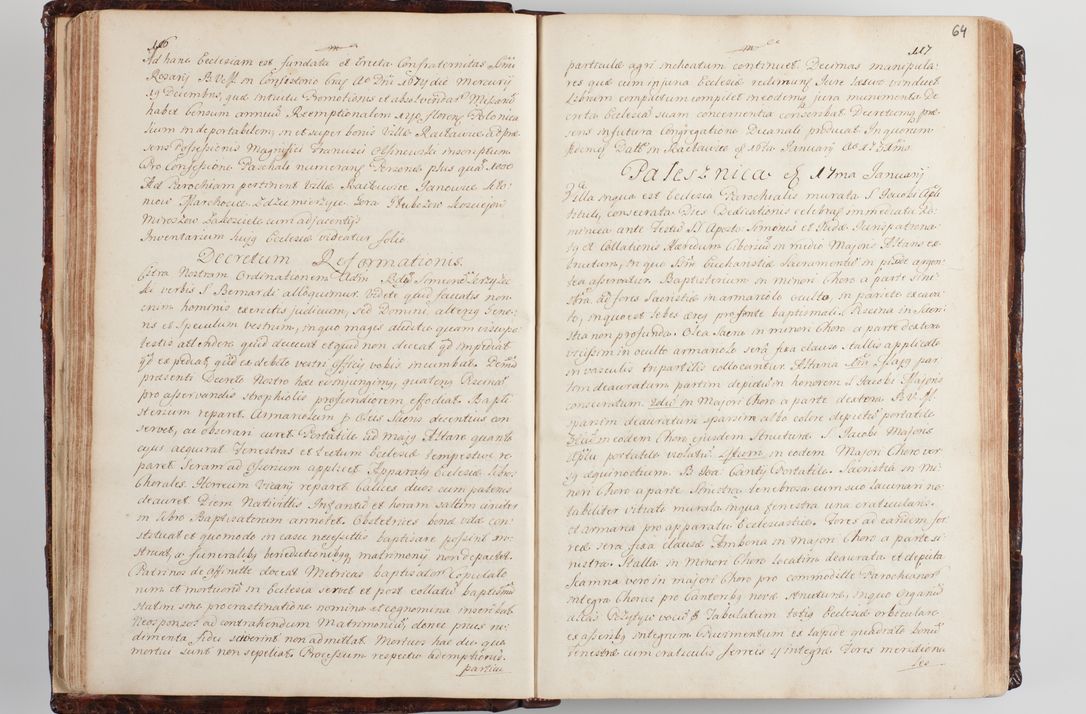 Zdjęcie nr 71 dla obiektu archiwalnego: Wizytacja kanoniczna przeprowadzona w dn. 28 kwietnia 1728 r. przez bpa Michała Kunickiego...