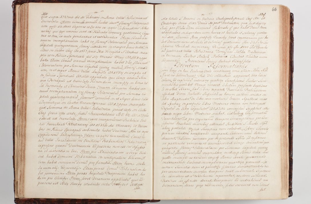 Zdjęcie nr 73 dla obiektu archiwalnego: Wizytacja kanoniczna przeprowadzona w dn. 28 kwietnia 1728 r. przez bpa Michała Kunickiego...