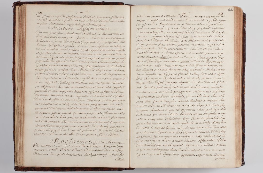 Zdjęcie nr 69 dla obiektu archiwalnego: Wizytacja kanoniczna przeprowadzona w dn. 28 kwietnia 1728 r. przez bpa Michała Kunickiego...