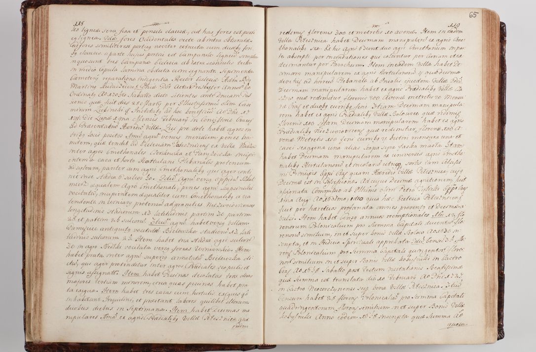 Zdjęcie nr 72 dla obiektu archiwalnego: Wizytacja kanoniczna przeprowadzona w dn. 28 kwietnia 1728 r. przez bpa Michała Kunickiego...