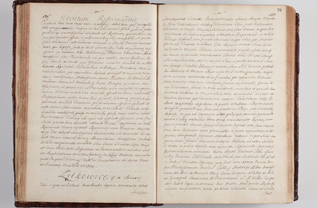 Zdjęcie nr 81 dla obiektu archiwalnego: Wizytacja kanoniczna przeprowadzona w dn. 28 kwietnia 1728 r. przez bpa Michała Kunickiego...