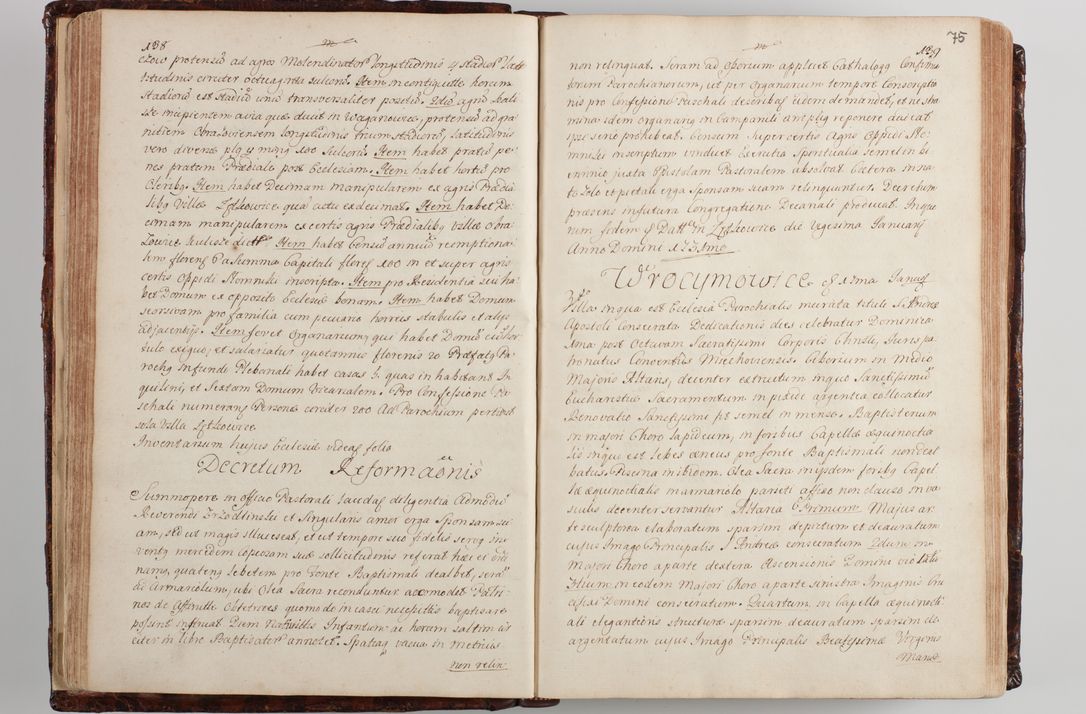 Zdjęcie nr 82 dla obiektu archiwalnego: Wizytacja kanoniczna przeprowadzona w dn. 28 kwietnia 1728 r. przez bpa Michała Kunickiego...