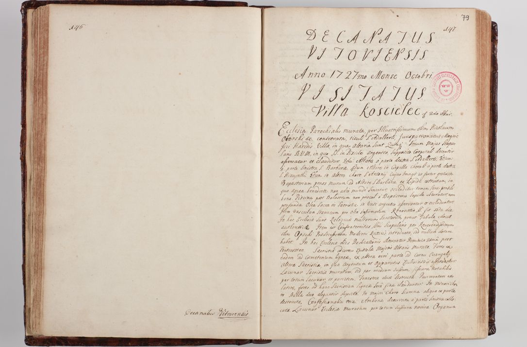 Zdjęcie nr 86 dla obiektu archiwalnego: Wizytacja kanoniczna przeprowadzona w dn. 28 kwietnia 1728 r. przez bpa Michała Kunickiego...