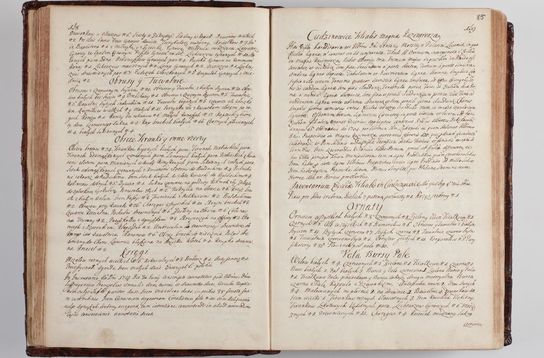 Zdjęcie nr 92 dla obiektu archiwalnego: Wizytacja kanoniczna przeprowadzona w dn. 28 kwietnia 1728 r. przez bpa Michała Kunickiego...