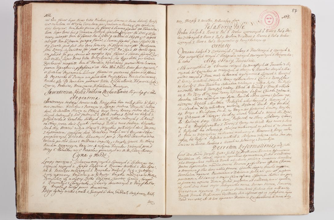 Zdjęcie nr 94 dla obiektu archiwalnego: Wizytacja kanoniczna przeprowadzona w dn. 28 kwietnia 1728 r. przez bpa Michała Kunickiego...