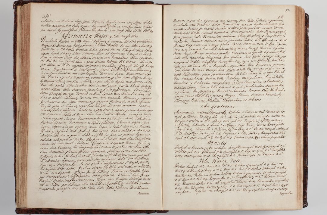 Zdjęcie nr 91 dla obiektu archiwalnego: Wizytacja kanoniczna przeprowadzona w dn. 28 kwietnia 1728 r. przez bpa Michała Kunickiego...