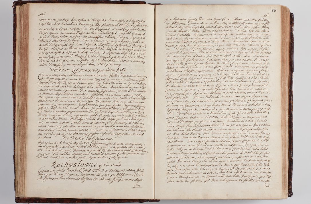 Zdjęcie nr 93 dla obiektu archiwalnego: Wizytacja kanoniczna przeprowadzona w dn. 28 kwietnia 1728 r. przez bpa Michała Kunickiego...