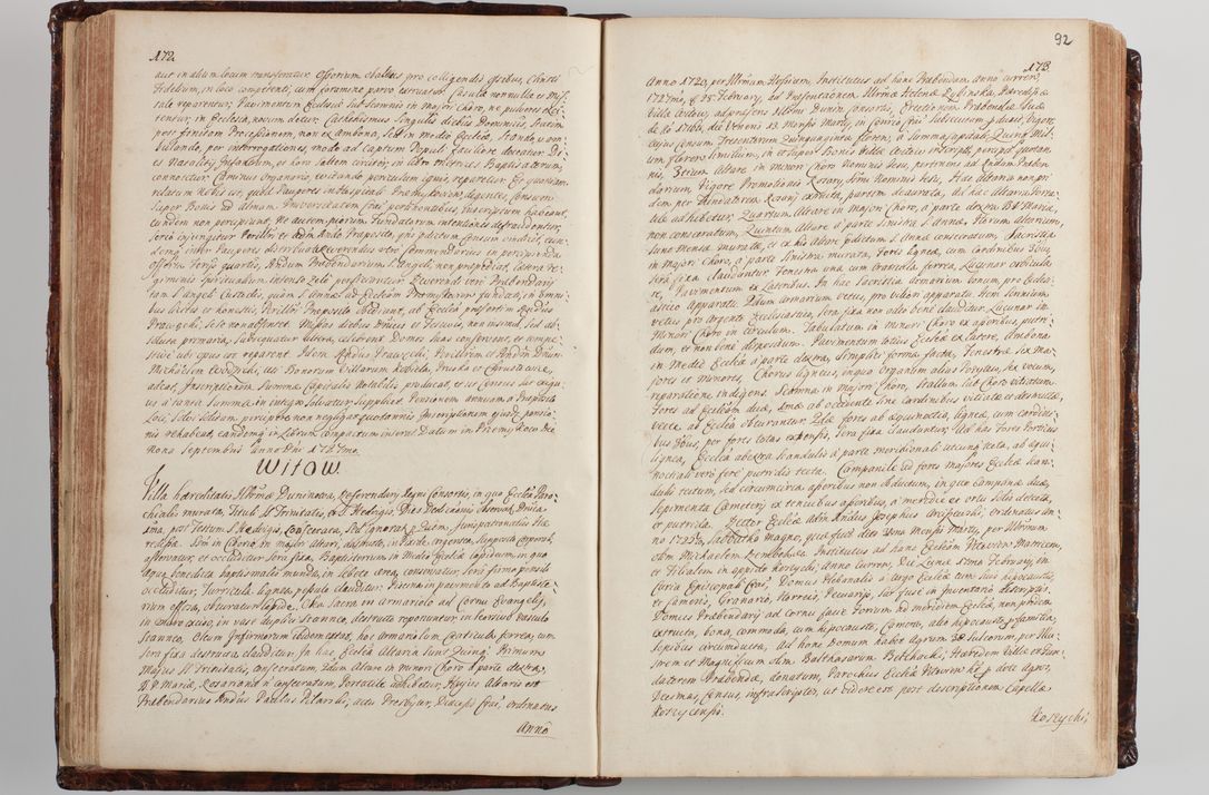 Zdjęcie nr 99 dla obiektu archiwalnego: Wizytacja kanoniczna przeprowadzona w dn. 28 kwietnia 1728 r. przez bpa Michała Kunickiego...