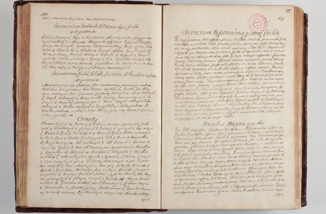 Zdjęcie nr 102 dla obiektu archiwalnego: Wizytacja kanoniczna przeprowadzona w dn. 28 kwietnia 1728 r. przez bpa Michała Kunickiego...