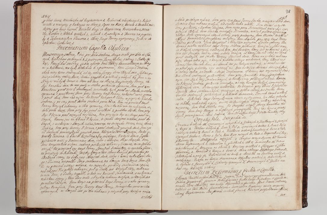 Zdjęcie nr 105 dla obiektu archiwalnego: Wizytacja kanoniczna przeprowadzona w dn. 28 kwietnia 1728 r. przez bpa Michała Kunickiego...