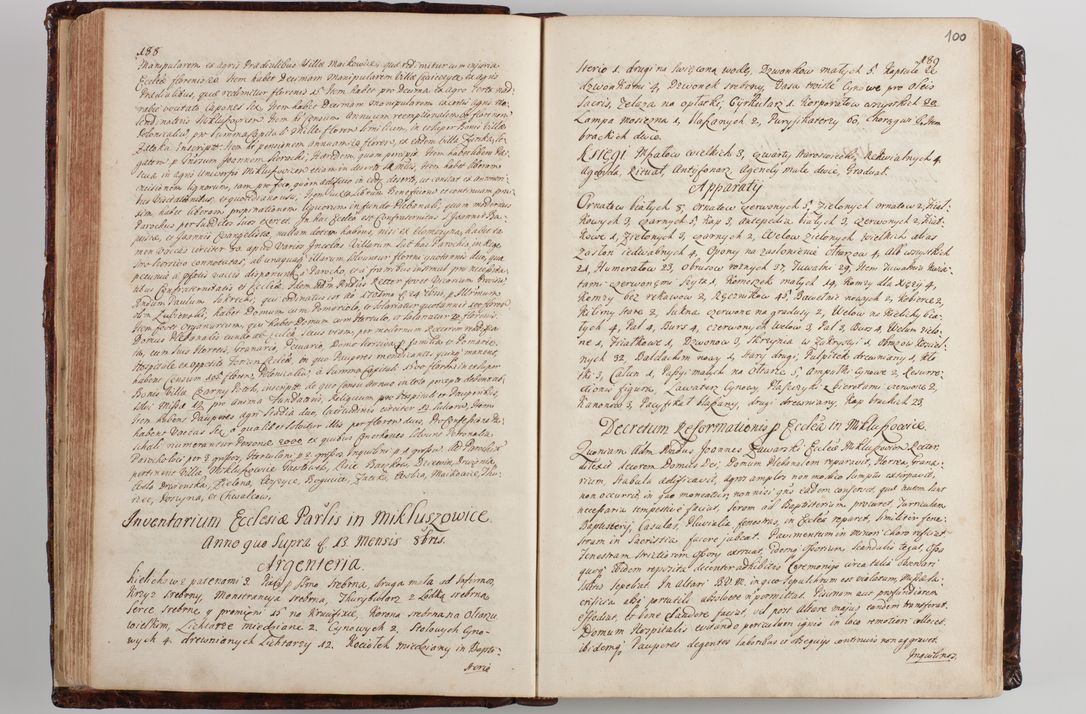 Zdjęcie nr 107 dla obiektu archiwalnego: Wizytacja kanoniczna przeprowadzona w dn. 28 kwietnia 1728 r. przez bpa Michała Kunickiego...