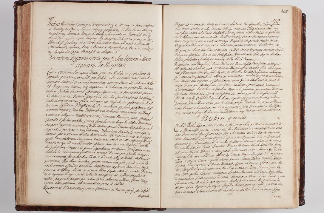 Zdjęcie nr 112 dla obiektu archiwalnego: Wizytacja kanoniczna przeprowadzona w dn. 28 kwietnia 1728 r. przez bpa Michała Kunickiego...