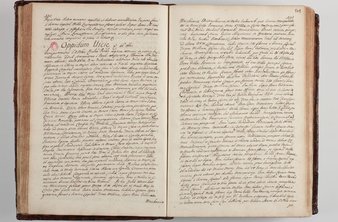 Zdjęcie nr 108 dla obiektu archiwalnego: Wizytacja kanoniczna przeprowadzona w dn. 28 kwietnia 1728 r. przez bpa Michała Kunickiego...