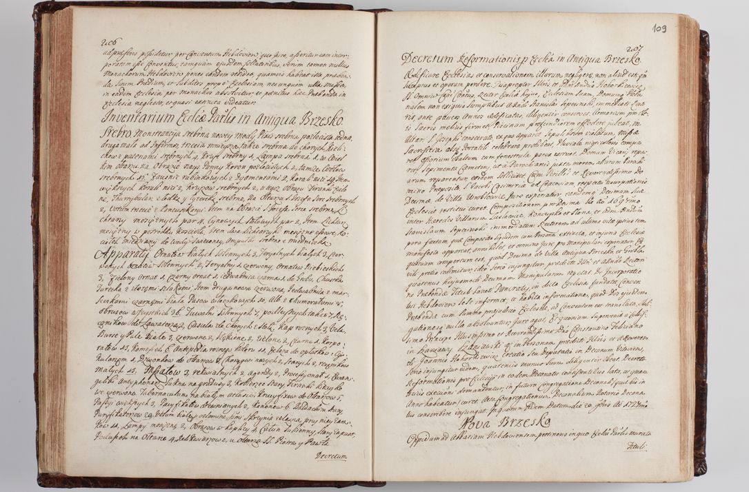 Zdjęcie nr 116 dla obiektu archiwalnego: Wizytacja kanoniczna przeprowadzona w dn. 28 kwietnia 1728 r. przez bpa Michała Kunickiego...