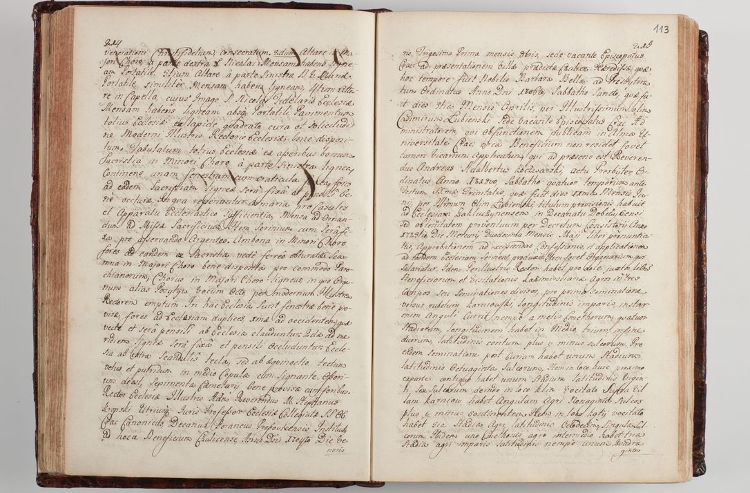Zdjęcie nr 120 dla obiektu archiwalnego: Wizytacja kanoniczna przeprowadzona w dn. 28 kwietnia 1728 r. przez bpa Michała Kunickiego...