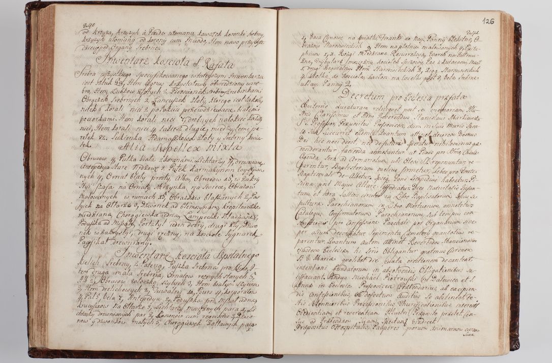 Zdjęcie nr 133 dla obiektu archiwalnego: Wizytacja kanoniczna przeprowadzona w dn. 28 kwietnia 1728 r. przez bpa Michała Kunickiego...