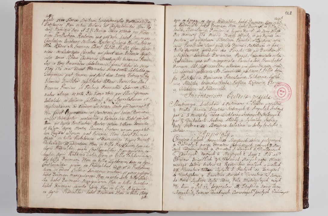 Zdjęcie nr 135 dla obiektu archiwalnego: Wizytacja kanoniczna przeprowadzona w dn. 28 kwietnia 1728 r. przez bpa Michała Kunickiego...