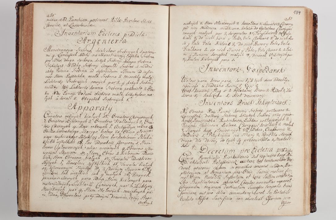 Zdjęcie nr 141 dla obiektu archiwalnego: Wizytacja kanoniczna przeprowadzona w dn. 28 kwietnia 1728 r. przez bpa Michała Kunickiego...