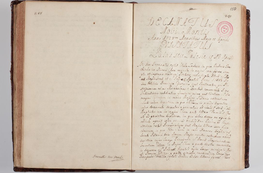 Zdjęcie nr 158 dla obiektu archiwalnego: Wizytacja kanoniczna przeprowadzona w dn. 28 kwietnia 1728 r. przez bpa Michała Kunickiego...