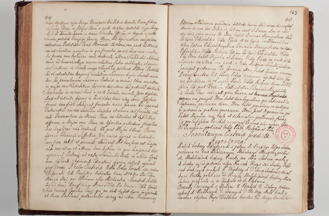 Zdjęcie nr 172 dla obiektu archiwalnego: Wizytacja kanoniczna przeprowadzona w dn. 28 kwietnia 1728 r. przez bpa Michała Kunickiego...