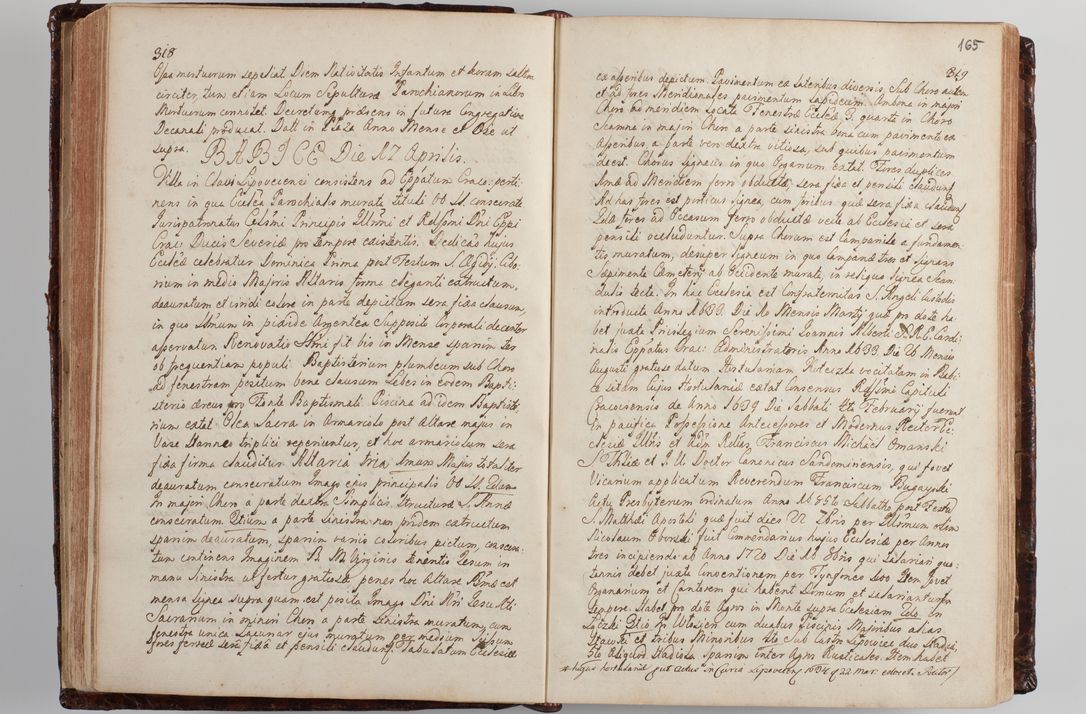 Zdjęcie nr 174 dla obiektu archiwalnego: Wizytacja kanoniczna przeprowadzona w dn. 28 kwietnia 1728 r. przez bpa Michała Kunickiego...