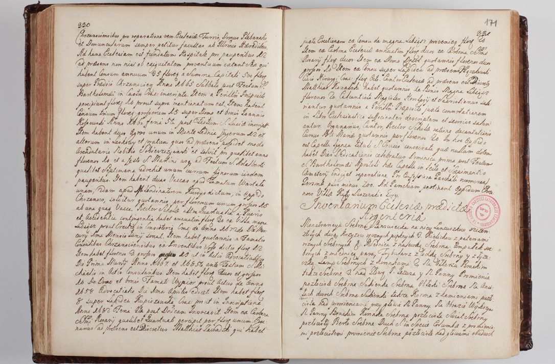 Zdjęcie nr 180 dla obiektu archiwalnego: Wizytacja kanoniczna przeprowadzona w dn. 28 kwietnia 1728 r. przez bpa Michała Kunickiego...