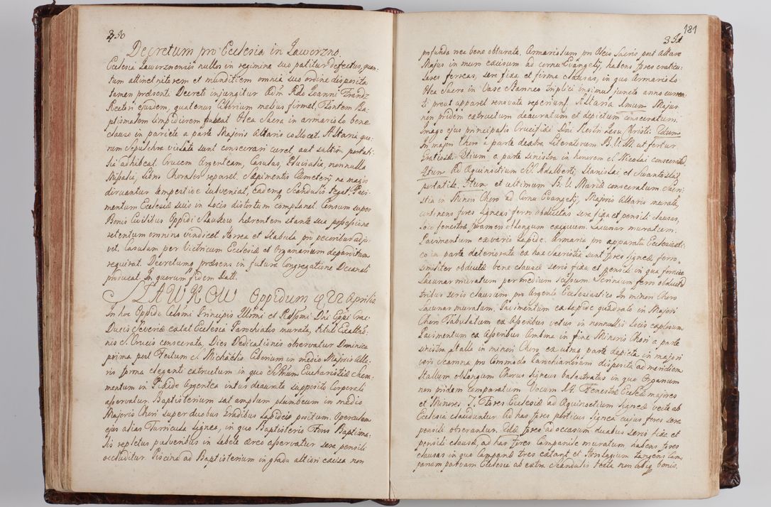 Zdjęcie nr 190 dla obiektu archiwalnego: Wizytacja kanoniczna przeprowadzona w dn. 28 kwietnia 1728 r. przez bpa Michała Kunickiego...