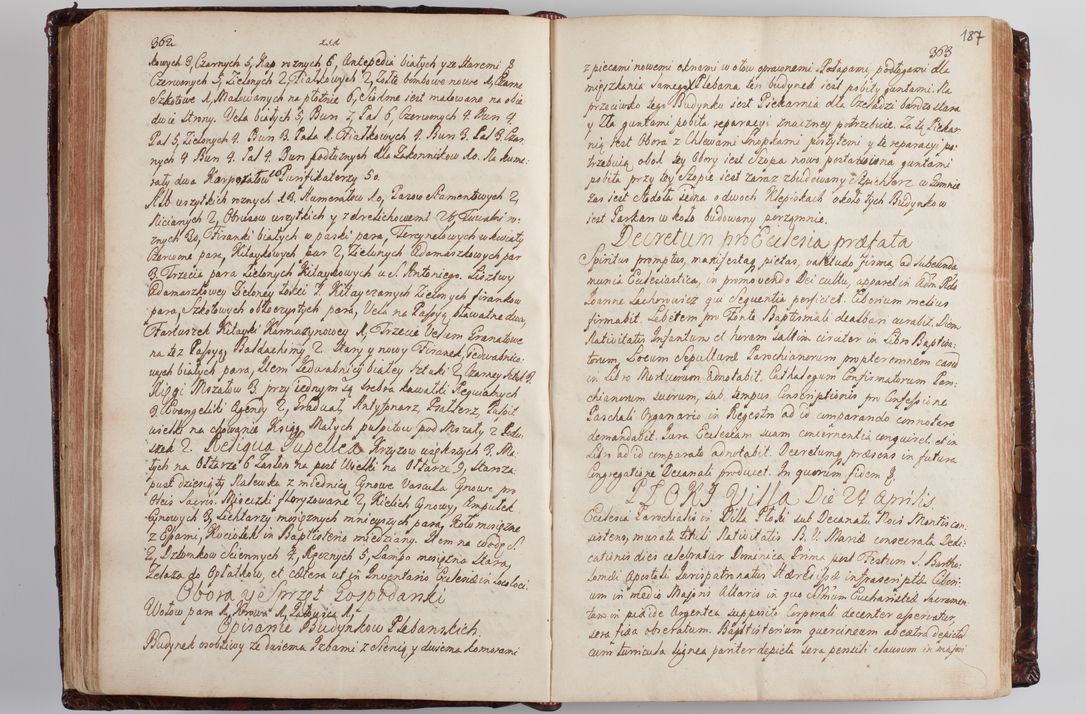 Zdjęcie nr 196 dla obiektu archiwalnego: Wizytacja kanoniczna przeprowadzona w dn. 28 kwietnia 1728 r. przez bpa Michała Kunickiego...