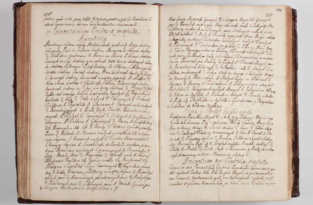 Zdjęcie nr 203 dla obiektu archiwalnego: Wizytacja kanoniczna przeprowadzona w dn. 28 kwietnia 1728 r. przez bpa Michała Kunickiego...