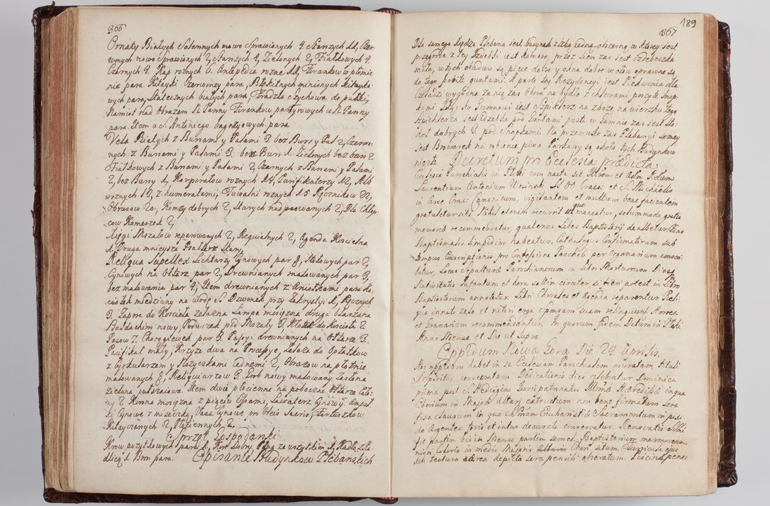 Zdjęcie nr 198 dla obiektu archiwalnego: Wizytacja kanoniczna przeprowadzona w dn. 28 kwietnia 1728 r. przez bpa Michała Kunickiego...