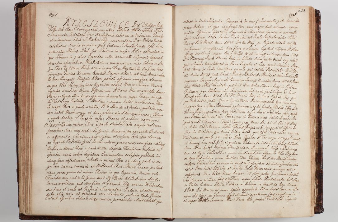 Zdjęcie nr 212 dla obiektu archiwalnego: Wizytacja kanoniczna przeprowadzona w dn. 28 kwietnia 1728 r. przez bpa Michała Kunickiego...