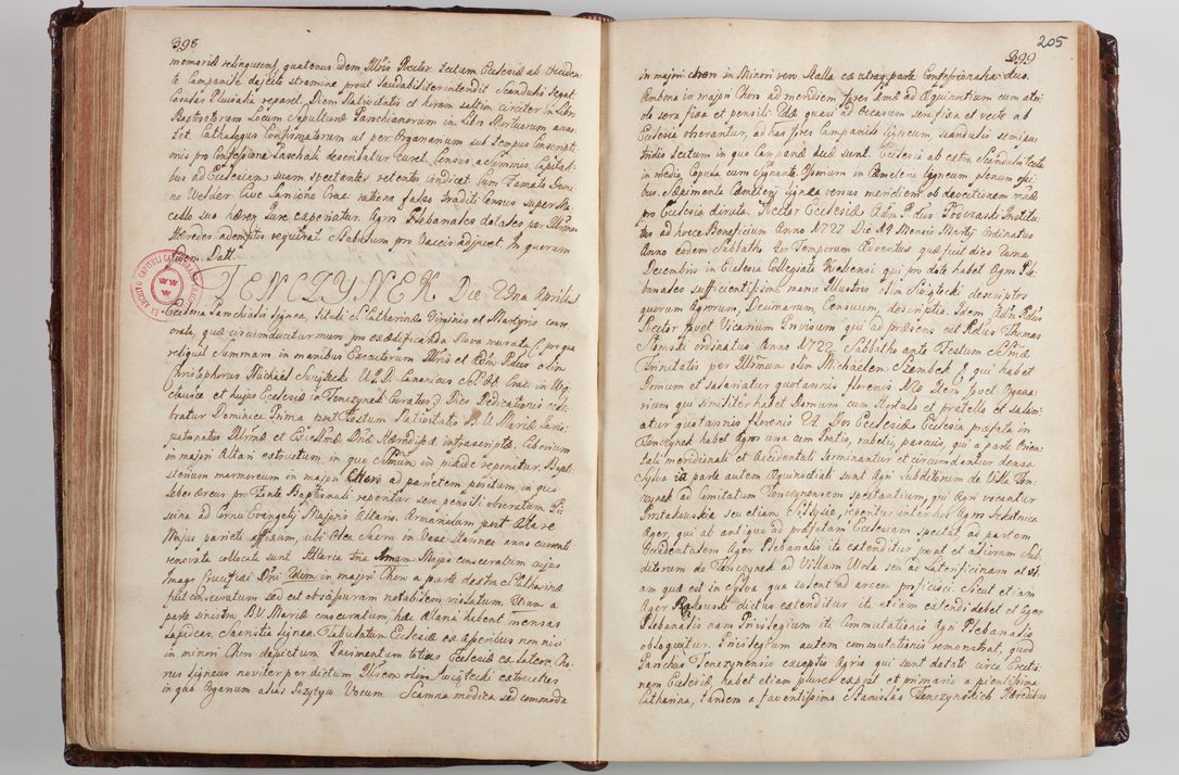 Zdjęcie nr 214 dla obiektu archiwalnego: Wizytacja kanoniczna przeprowadzona w dn. 28 kwietnia 1728 r. przez bpa Michała Kunickiego...