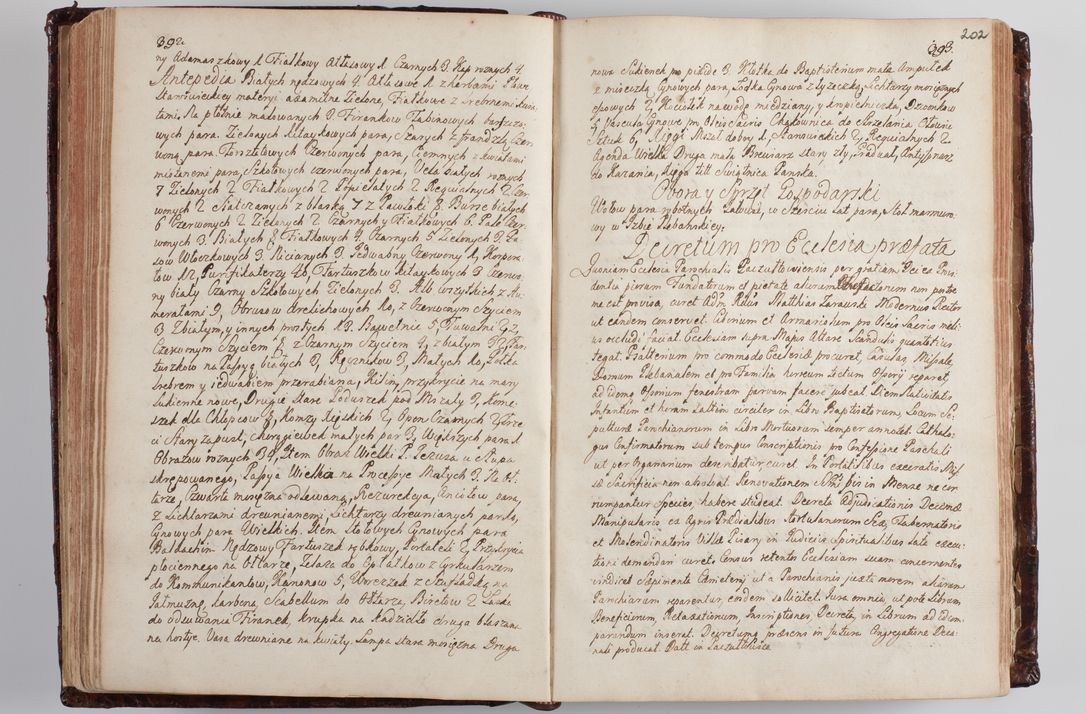 Zdjęcie nr 211 dla obiektu archiwalnego: Wizytacja kanoniczna przeprowadzona w dn. 28 kwietnia 1728 r. przez bpa Michała Kunickiego...