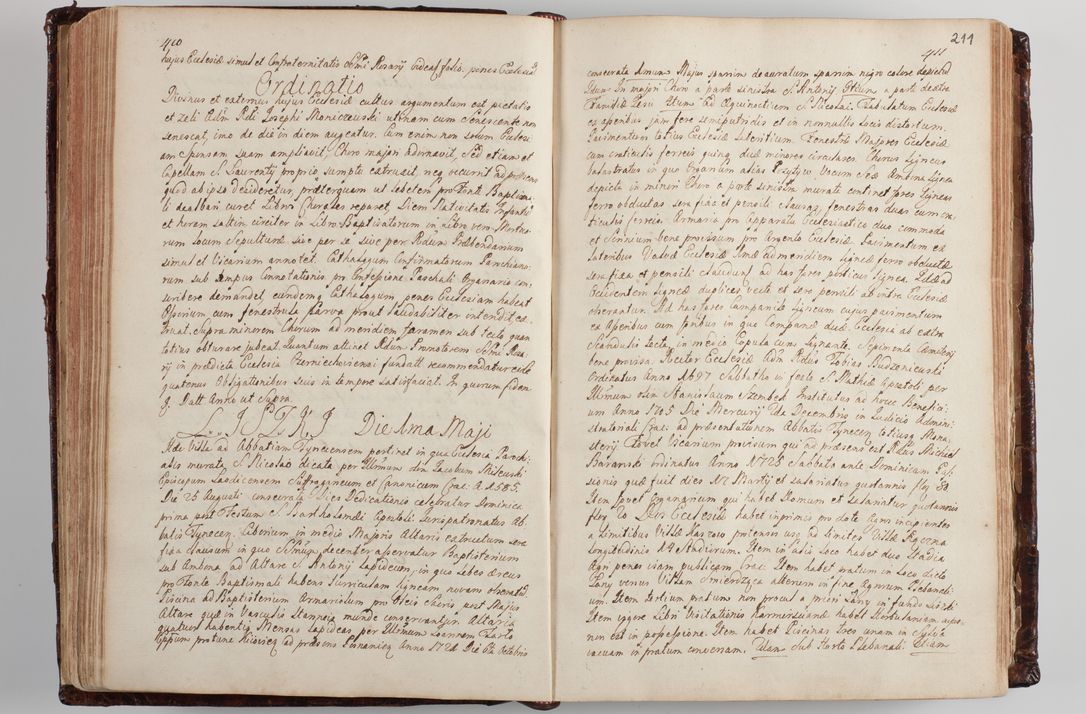 Zdjęcie nr 220 dla obiektu archiwalnego: Wizytacja kanoniczna przeprowadzona w dn. 28 kwietnia 1728 r. przez bpa Michała Kunickiego...