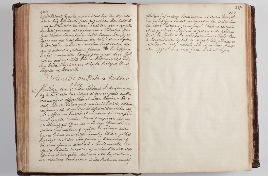 Zdjęcie nr 226 dla obiektu archiwalnego: Wizytacja kanoniczna przeprowadzona w dn. 28 kwietnia 1728 r. przez bpa Michała Kunickiego...