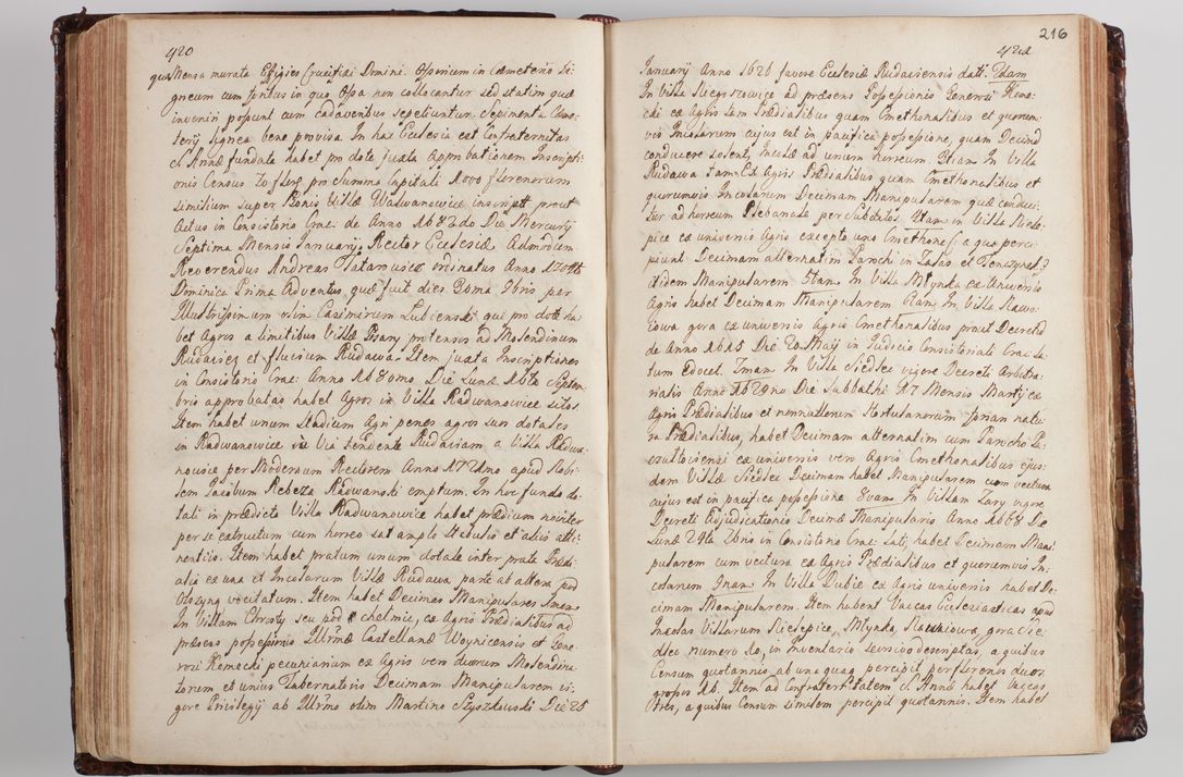 Zdjęcie nr 225 dla obiektu archiwalnego: Wizytacja kanoniczna przeprowadzona w dn. 28 kwietnia 1728 r. przez bpa Michała Kunickiego...