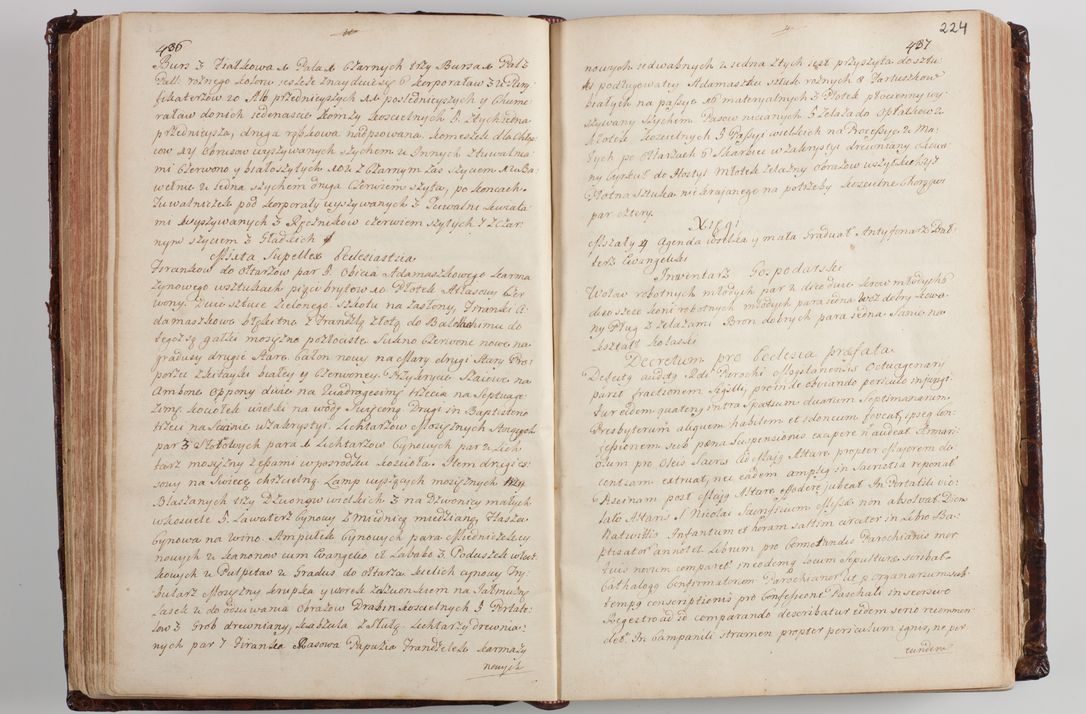 Zdjęcie nr 233 dla obiektu archiwalnego: Wizytacja kanoniczna przeprowadzona w dn. 28 kwietnia 1728 r. przez bpa Michała Kunickiego...