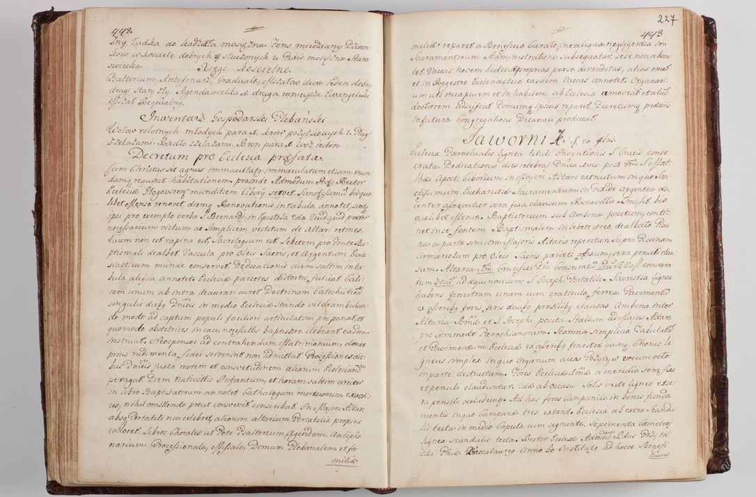 Zdjęcie nr 236 dla obiektu archiwalnego: Wizytacja kanoniczna przeprowadzona w dn. 28 kwietnia 1728 r. przez bpa Michała Kunickiego...