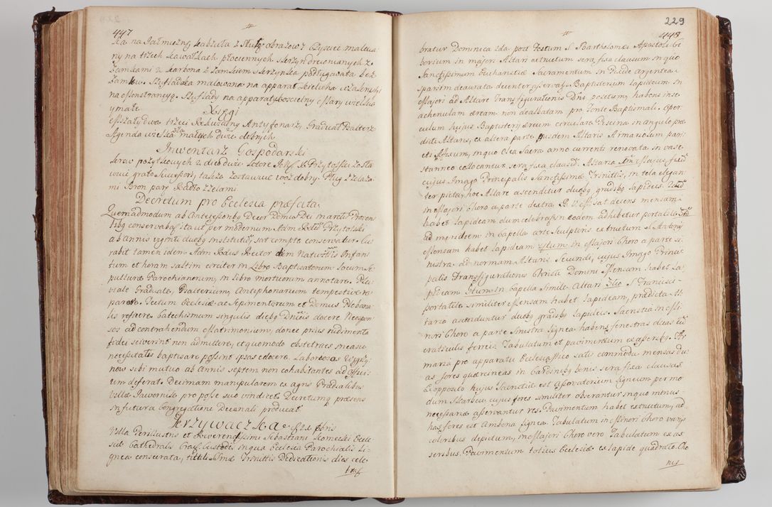 Zdjęcie nr 238 dla obiektu archiwalnego: Wizytacja kanoniczna przeprowadzona w dn. 28 kwietnia 1728 r. przez bpa Michała Kunickiego...