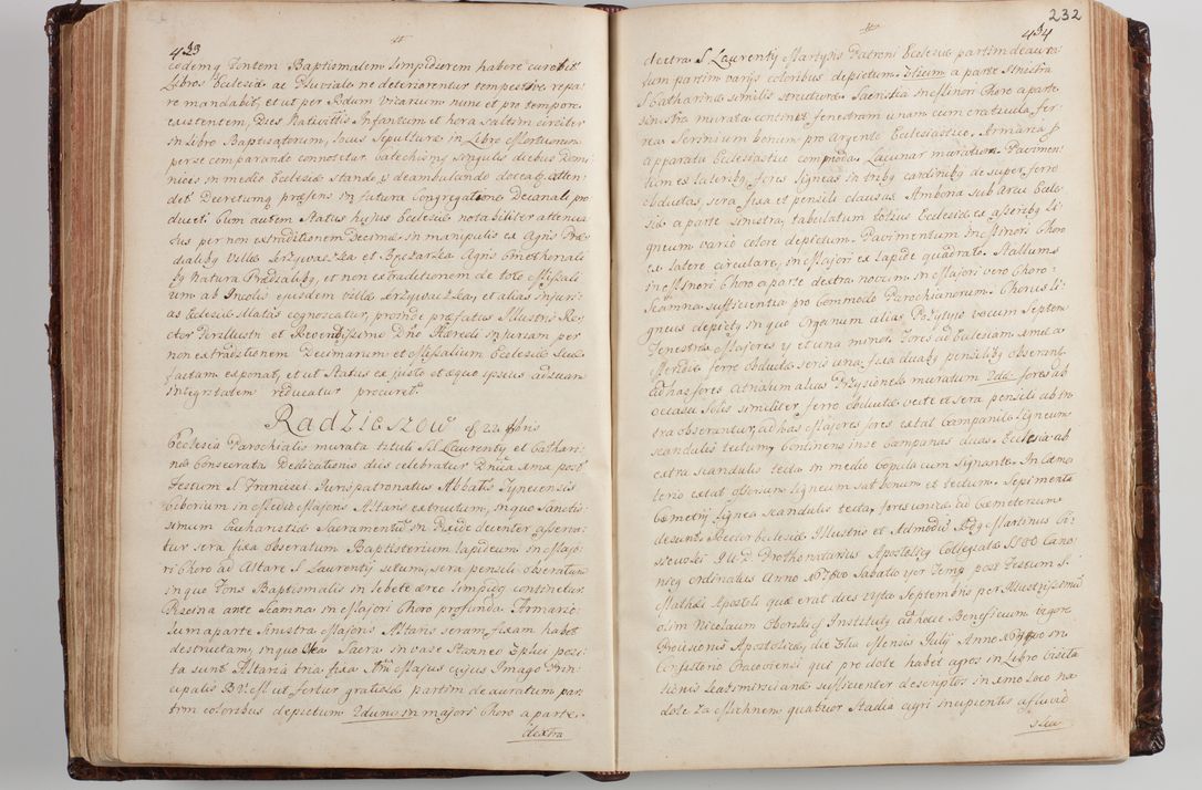 Zdjęcie nr 241 dla obiektu archiwalnego: Wizytacja kanoniczna przeprowadzona w dn. 28 kwietnia 1728 r. przez bpa Michała Kunickiego...