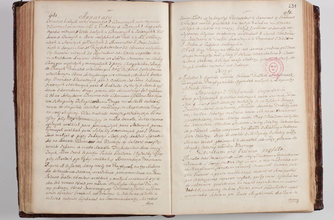Zdjęcie nr 240 dla obiektu archiwalnego: Wizytacja kanoniczna przeprowadzona w dn. 28 kwietnia 1728 r. przez bpa Michała Kunickiego...
