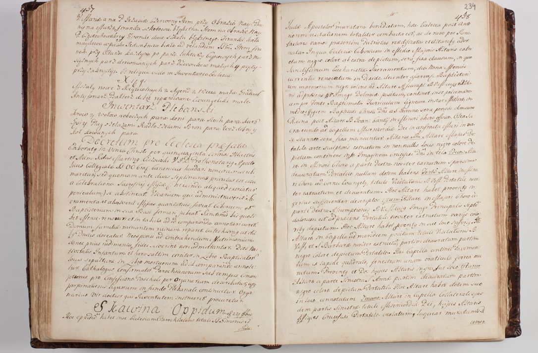 Zdjęcie nr 243 dla obiektu archiwalnego: Wizytacja kanoniczna przeprowadzona w dn. 28 kwietnia 1728 r. przez bpa Michała Kunickiego...