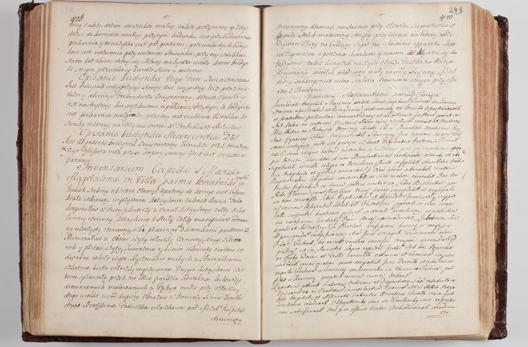 Zdjęcie nr 253 dla obiektu archiwalnego: Wizytacja kanoniczna przeprowadzona w dn. 28 kwietnia 1728 r. przez bpa Michała Kunickiego...