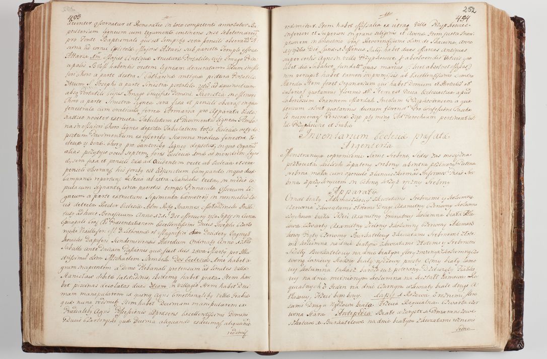 Zdjęcie nr 262 dla obiektu archiwalnego: Wizytacja kanoniczna przeprowadzona w dn. 28 kwietnia 1728 r. przez bpa Michała Kunickiego...