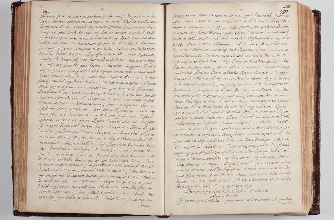 Zdjęcie nr 260 dla obiektu archiwalnego: Wizytacja kanoniczna przeprowadzona w dn. 28 kwietnia 1728 r. przez bpa Michała Kunickiego...