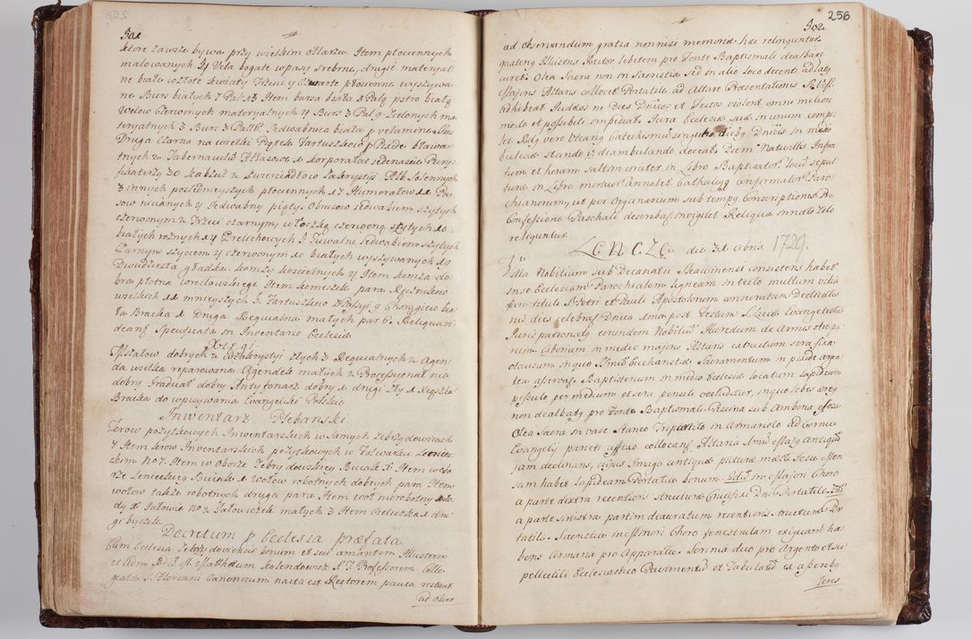 Zdjęcie nr 266 dla obiektu archiwalnego: Wizytacja kanoniczna przeprowadzona w dn. 28 kwietnia 1728 r. przez bpa Michała Kunickiego...