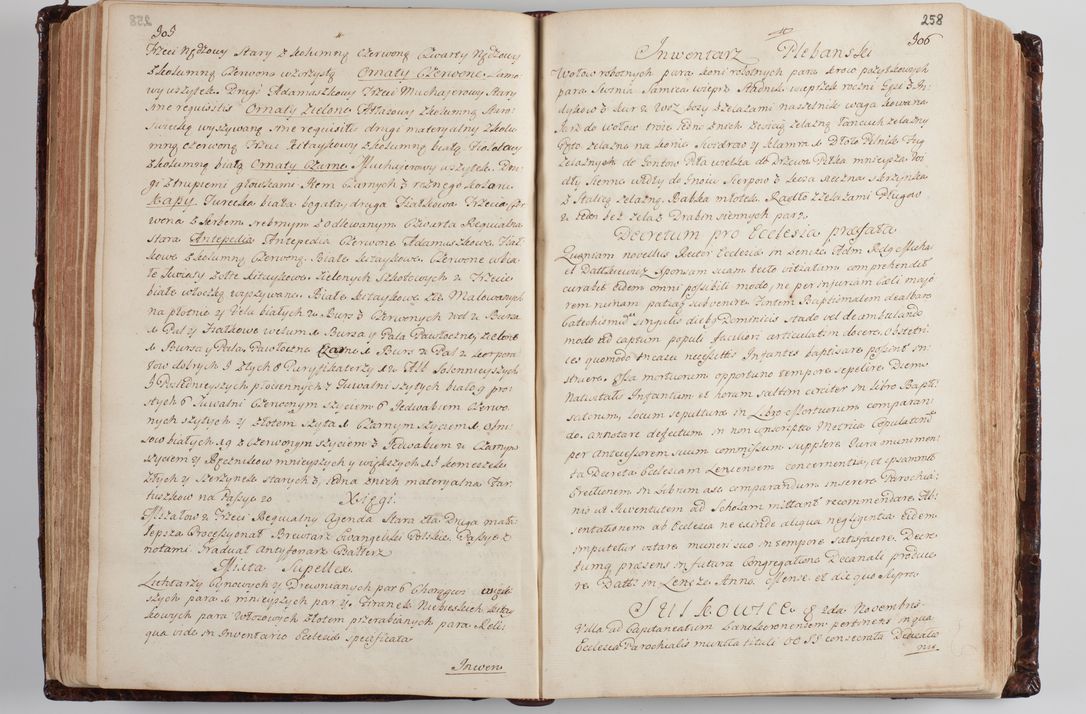 Zdjęcie nr 268 dla obiektu archiwalnego: Wizytacja kanoniczna przeprowadzona w dn. 28 kwietnia 1728 r. przez bpa Michała Kunickiego...