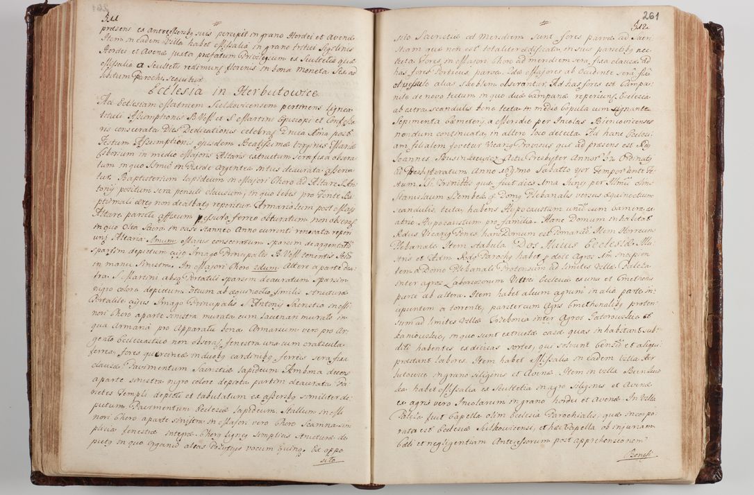 Zdjęcie nr 271 dla obiektu archiwalnego: Wizytacja kanoniczna przeprowadzona w dn. 28 kwietnia 1728 r. przez bpa Michała Kunickiego...