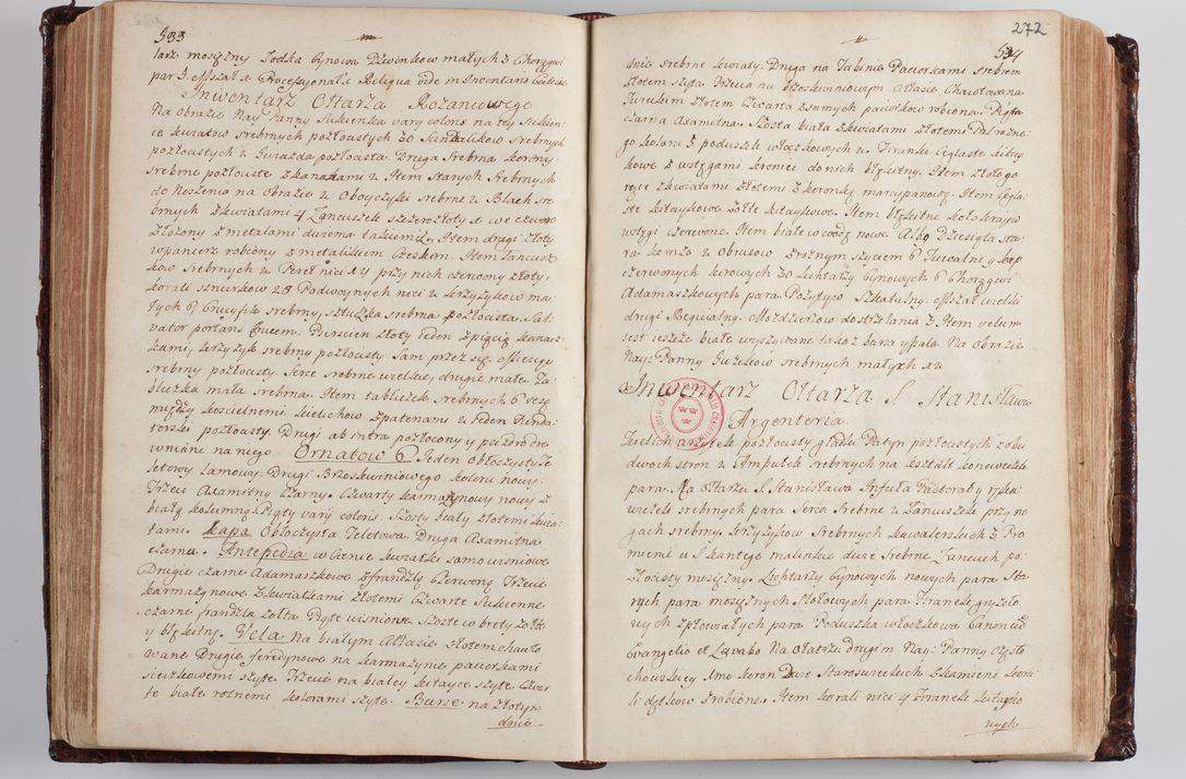 Zdjęcie nr 282 dla obiektu archiwalnego: Wizytacja kanoniczna przeprowadzona w dn. 28 kwietnia 1728 r. przez bpa Michała Kunickiego...