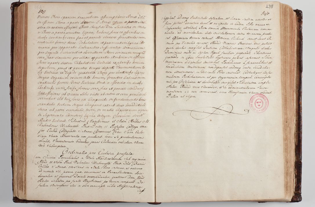 Zdjęcie nr 285 dla obiektu archiwalnego: Wizytacja kanoniczna przeprowadzona w dn. 28 kwietnia 1728 r. przez bpa Michała Kunickiego...